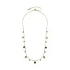 Olivia Burton Classic Mini Droplet Green Crystal Gold Plated Steel Necklace 24100531