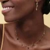 Olivia Burton Classic Mini Droplet Green Crystal Gold Plated Steel Necklace 24100531