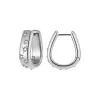 Olivia Burton Classic Celestial Crystal Silver Tone Hoop Earrings 24100643