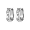 Olivia Burton Classic Celestial Crystal Silver Tone Hoop Earrings 24100643
