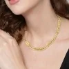 BOSS Hailey Yellow Gold Plated Necklace 1580327