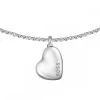 BOSS Honey Silver Heart Bracelet 1580594