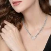 BOSS Dinya Stainless Steel Heart Necklace 1580416