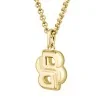 BOSS Yellow Gold-Tone Plated Double B Ladies Pendant 1580747