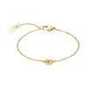 BOSS Yellow Gold-Tone Plated Double B Ladies Bracelet 1580698