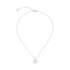 BOSS Divine Silver Tone Stainless Steel Double B Necklace 1580836
