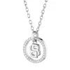 BOSS Divine Silver Tone Stainless Steel Double B Necklace 1580836
