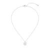 BOSS Divine Silver Tone Stainless Steel Double B Necklace 1580836