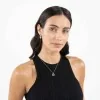 BOSS Divine Silver Tone Stainless Steel Double B Necklace 1580836