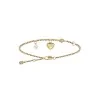 BOSS Amara Yellow Gold PVD Pearl Heart Bracelet 1580882