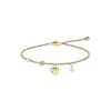 BOSS Amara Yellow Gold PVD Pearl Heart Bracelet 1580882