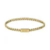 BOSS Mens Yellow Gold 19cm Curb Bracelet 1580172M
