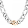 BOSS Rian Two Tone Link Mens Chain Necklace 1580586
