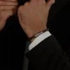 BOSS Ares Brown Braided Men's Bracelet 1580623M