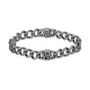 BOSS Double B Absolute Black Steel Gents Bracelet 1580742M