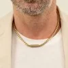 BOSS Doran Yellow Gold-Tone Gents Necklet 1580694
