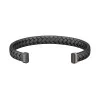 BOSS Black Herringbone Mens Pattern Cuff 1580673