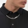 BOSS Kassy Stainless Steel 8mm Logo Chain Mens Necklace 1580769