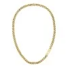 BOSS Kassy Gold Tone 8mm Logo Chain Mens Necklace 1580770