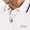 BOSS Mens North Stainless Steel Medallion Pendant Necklace 1580841
