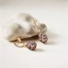 Fabergé Emotion Yellow Gold & Muticoloured Gemstone Egg Drop Earrings 1064EA1886