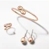 Fabergé Essence Rose Gold Diamond Pavé Egg Drop Earrings 1188EA2300
