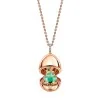 Fabergé Essence Rose Gold & Green Lacquer Frog Surprise Locket 1