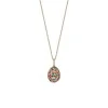 Fabergé Emotion Yellow Gold & Multicoloured Gemstone Egg Pendant 624FP2055
