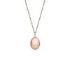 Fabergé Essence Rose Gold Red Lacquer & Ruby Set Shoe Surprise Locket Pendant 1258FP2531
