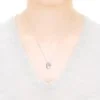 Mikimoto 18ct White Gold Les Petales 0.44ct Diamond Pendant PP20497DW