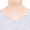 Mikimoto Classic Pearl & 0.02ct Diamond Pendant Necklace PP20495DK