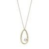 Mikimoto 18ct Yellow Gold Moon Dew 60cm Pearl Pendant PP20585K