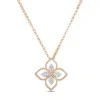 Roberto Coin Princess Flower 0.19ct Diamond Pendant Necklace
