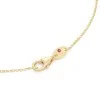 Roberto Coin Arabesque 18ct Yellow Gold Diamond Ladies Pendant ADR777CL3572 Y