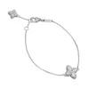 Roberto Coin 18ct White Gold Princess Flower 0.18ct Diamond Bracelet ADR777BR0652_WG