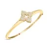 Roberto Coin 18ct Yellow Gold Venetian Princess 0.35ct Diamond Bangle ADR777BA3342_YG