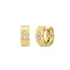 Roberto Coin Love in Verona 0.18ct Diamond 6mm Hoop Earrings