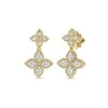 Roberto Coin Princess Flower 0.47ct Diamond Drop Petal Earrings