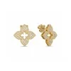 Roberto Coin 18ct Yellow Gold Venetian Princess Earrings with Diamonds ADR777EA3259_Y