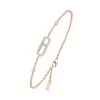 Move Uno Pavé Rose Gold Diamond Bracelet 04706-PG
