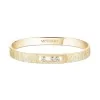 Messika Move Noa Ciselé 18ct Yellow Gold Bangle 14481-YG LARGE