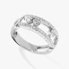 Move Classic Pavé 18ct White Gold 0.55ct Diamond Ring 04000-WG
