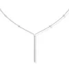 Messika Gatsby Vertical Bar White Gold 0.38ct Diamond Necklace 05448-WG 