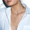Messika Gatsby Vertical Bar White Gold 0.38ct Diamond Necklace 05448-WG 