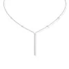 Messika Gatsby Vertical Bar White Gold 0.38ct Diamond Necklace 05448-WG 