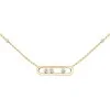 Messika Baby Move Yellow Gold Diamond Necklace 04323-YG