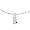 Messika Move Uno White Gold Diamond Pave Drop Pendant Choker 12150-WG