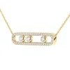 Messika Move Pavé Yellow Gold Diamond Necklace 03994-YG