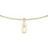 Messika Move Uno 0.2ct Drop Choker Necklace 14588-YG