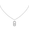Messika So Move White Gold 0.55ct Diamond Pavé Vertical Necklace 14966-WG